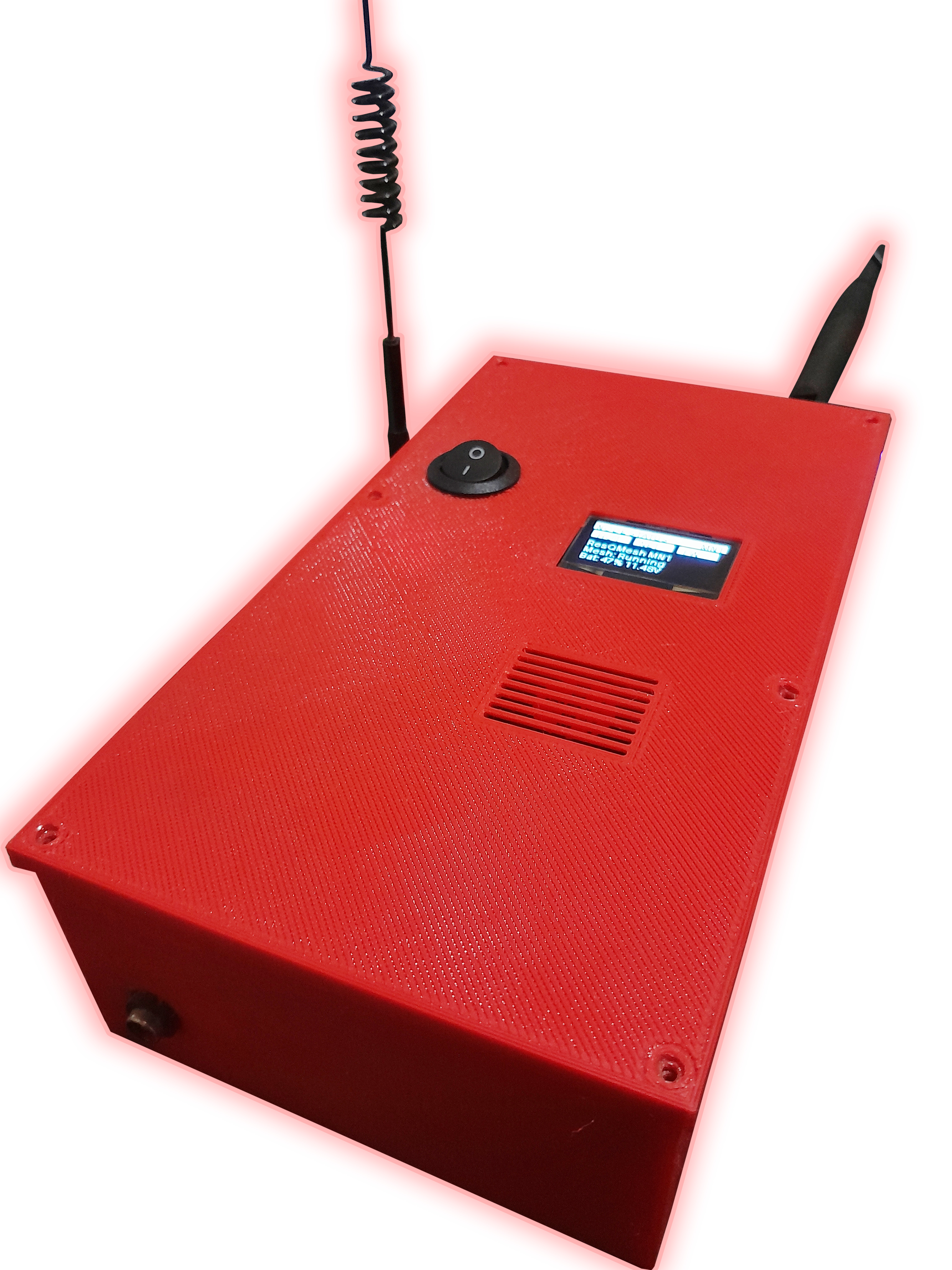 ResQMesh communication device internal components